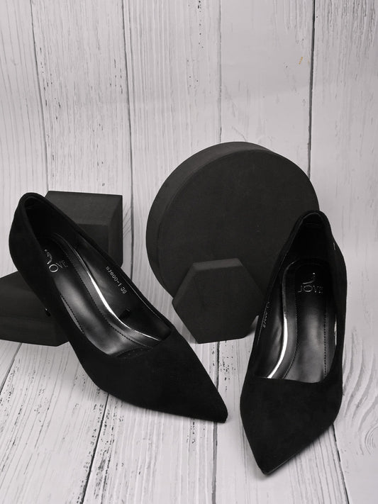 Women, Women Footwear, Black Pumps