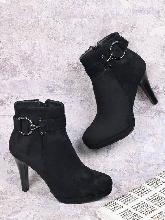 Women, Women Footwear, Black Boots