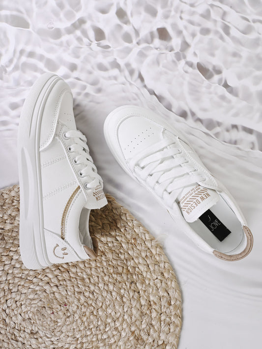 Women, Women Footwear, White Sneakers