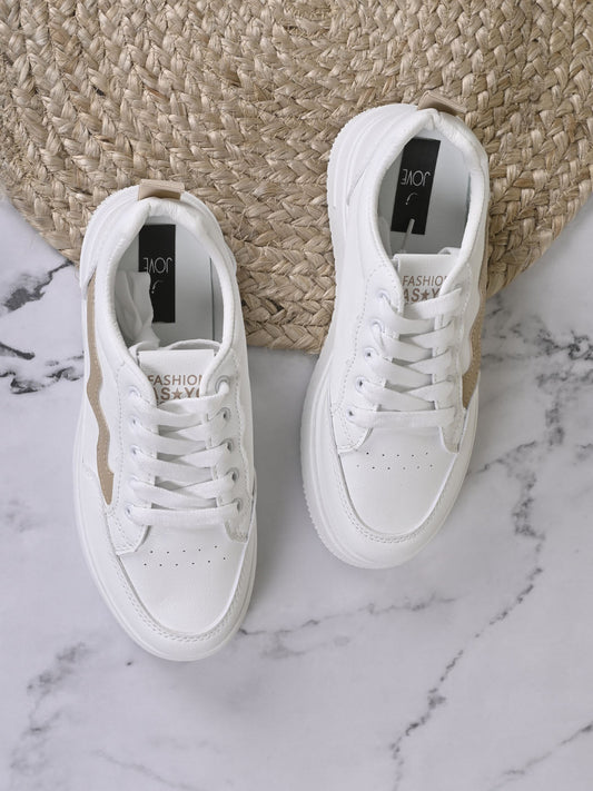 Women, Women Footwear, White Sneakers