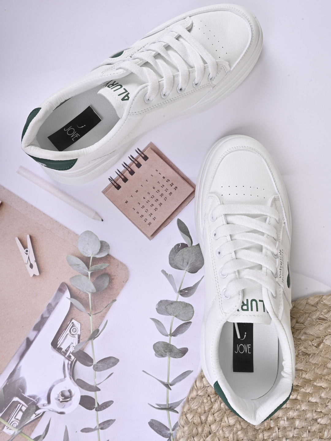 Women, Women Footwear, White Sneakers