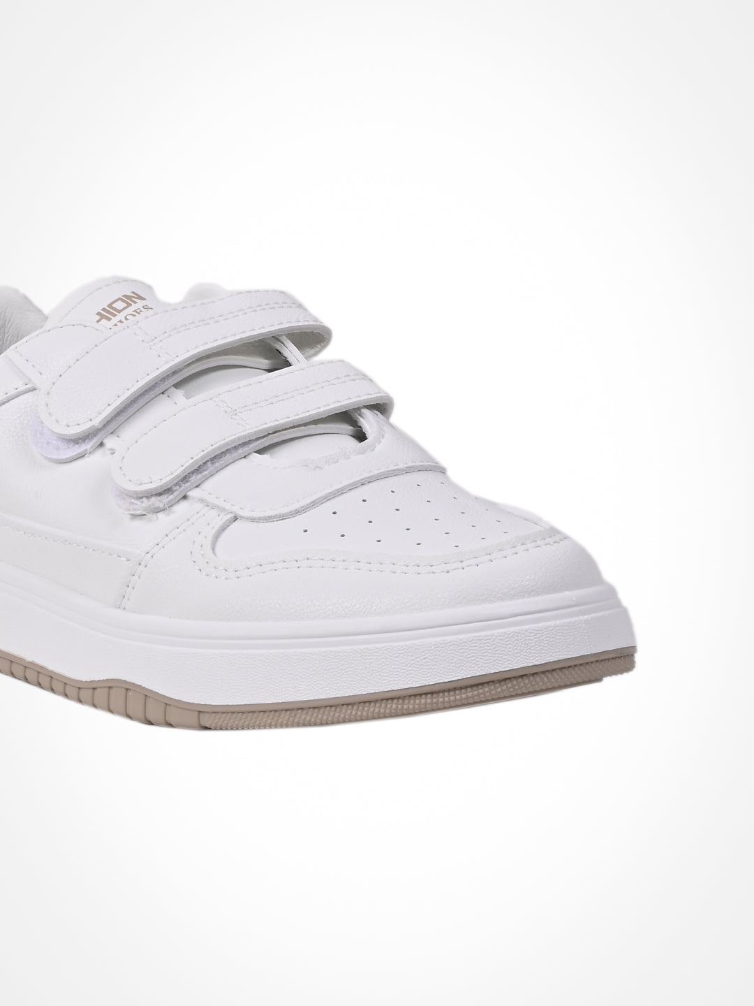 Women White Solid Sneakers