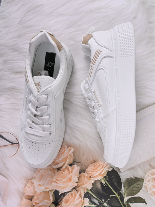 Women, Women Footwear, White Sneakers