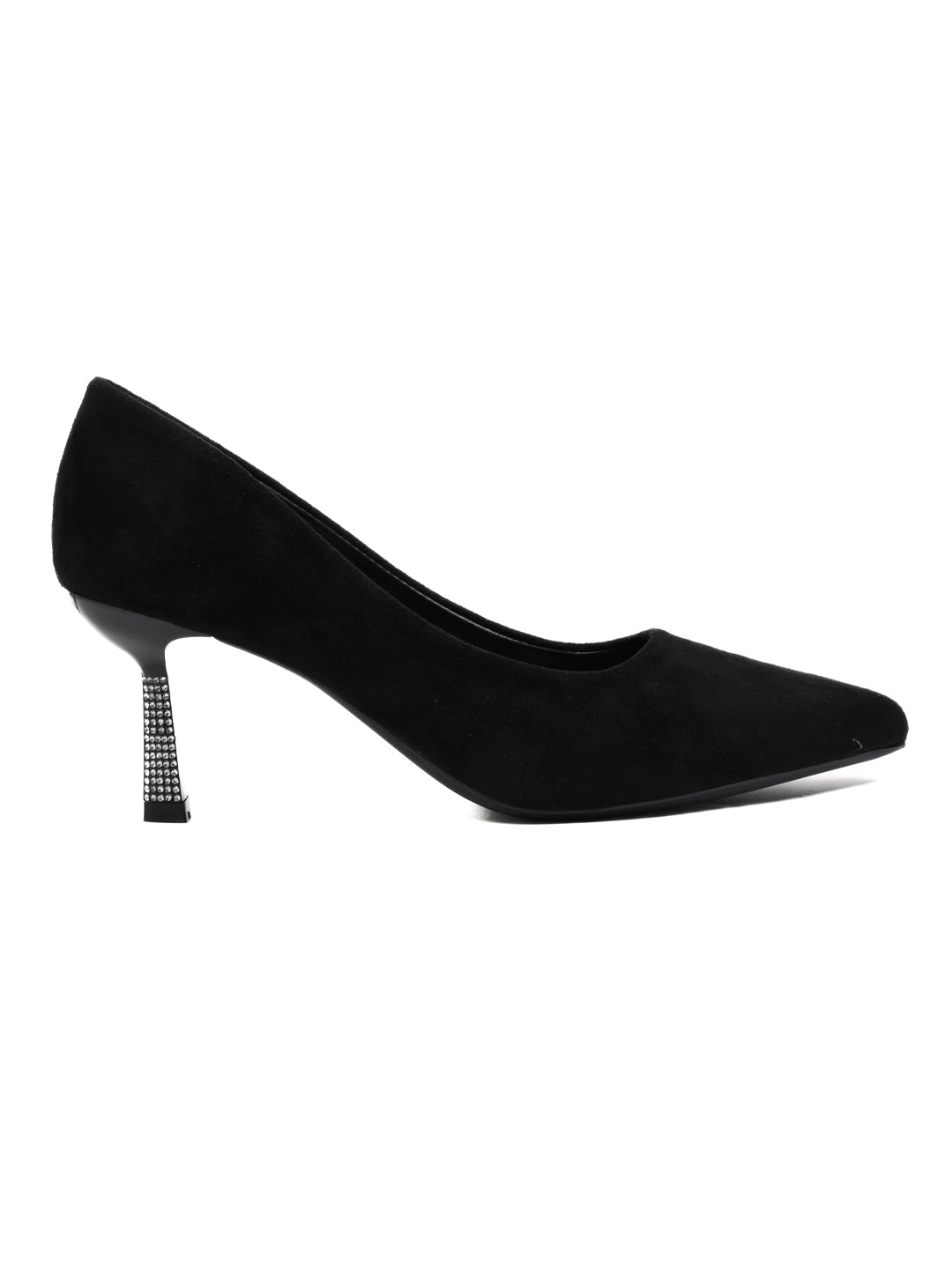 Women, Women Footwear, Black Pumps