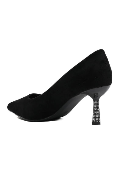 Women, Women Footwear, Black Pumps