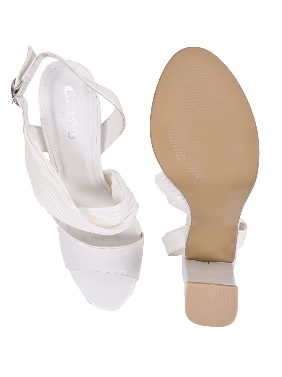 Women, Women Footwear, White Sandal