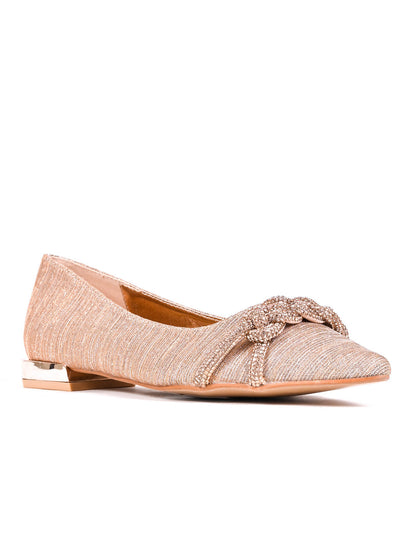 Women, Women Footwear, Champage Ballerinas