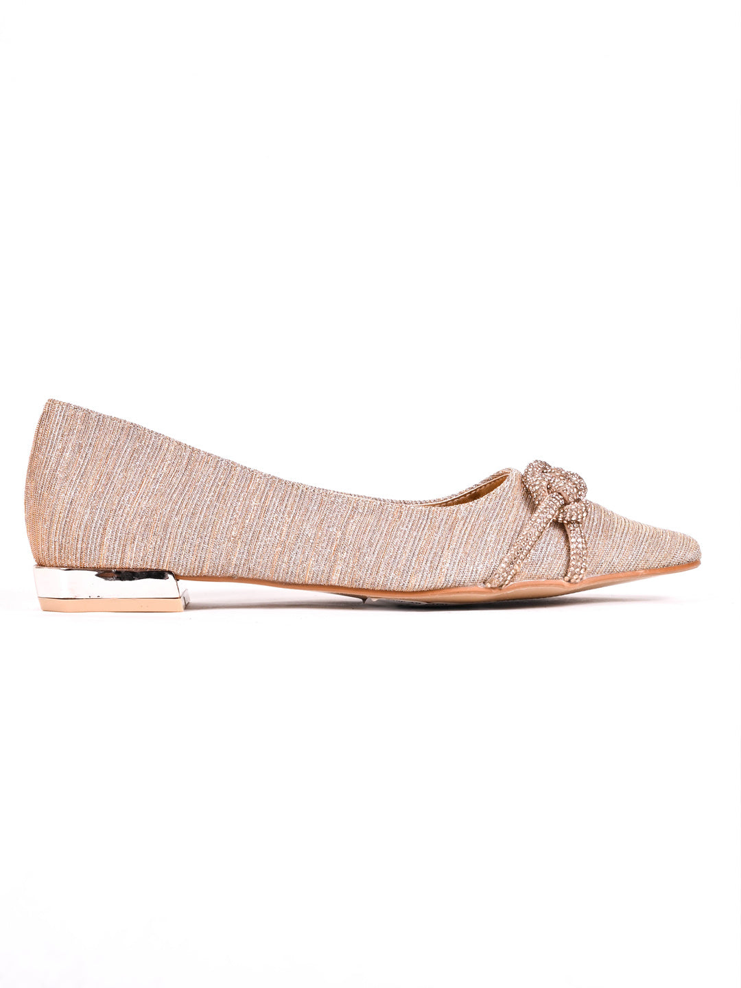 Women, Women Footwear, Champage Ballerinas