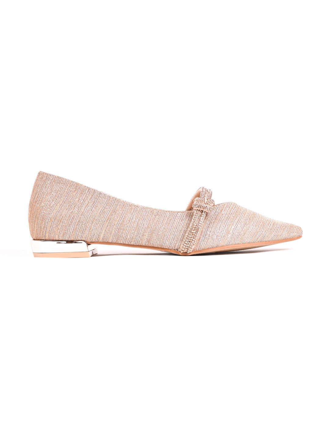 Women, Women Footwear, Champage Ballerinas