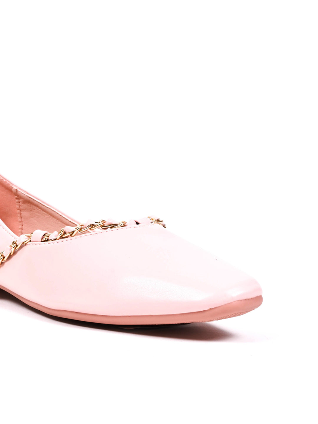 Women Pink solid Ballerinas