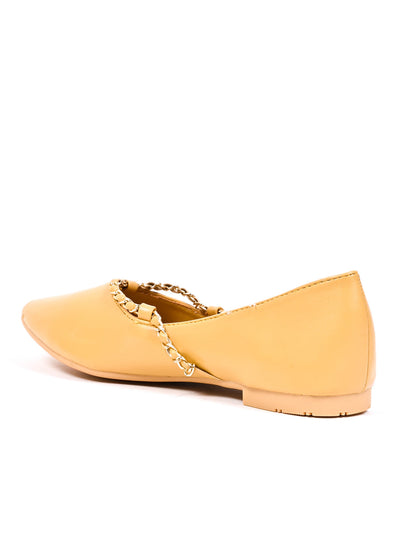 Women, Women Footwear, Yellow Ballerinas