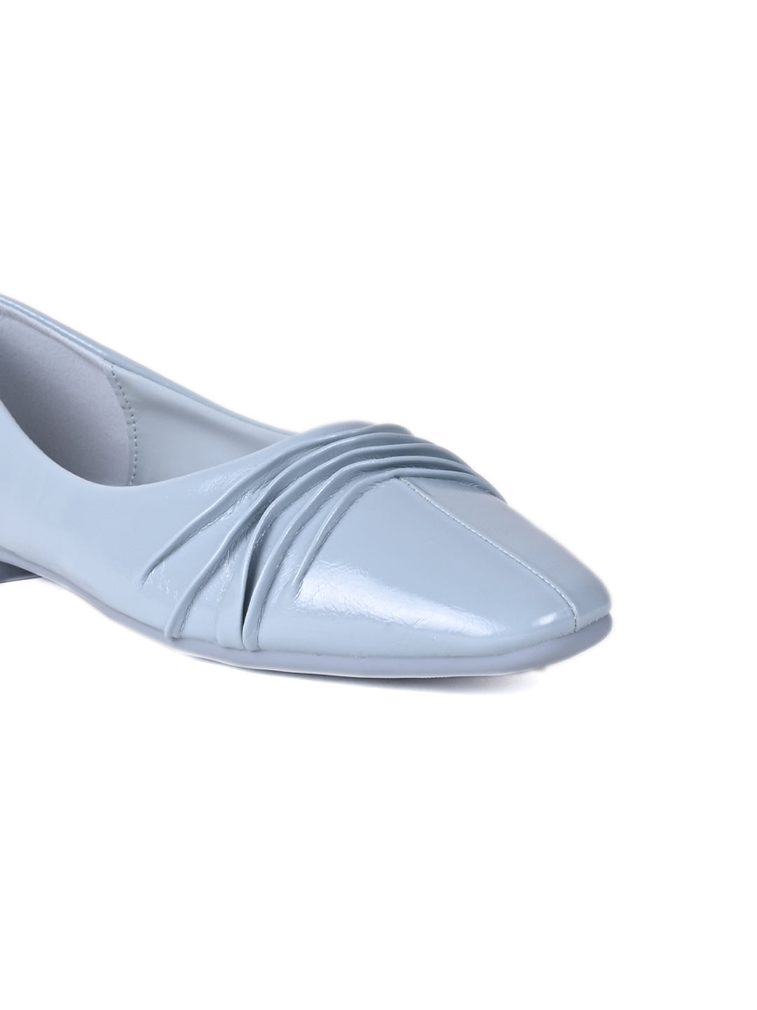 Women Aqua Solid Ballerinas