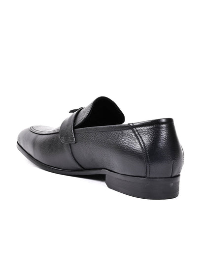 Men, Men Footwear, Black Formal Loafers