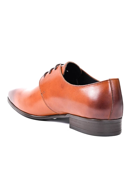 Men, Men Footwear, Tan Derby Formal Shoes