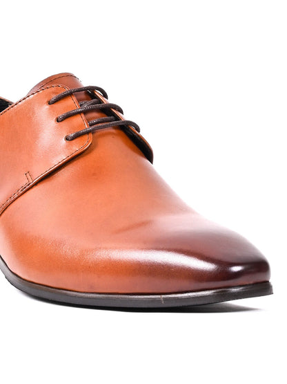 Men, Men Footwear, Tan Derby Formal Shoes