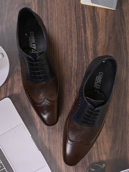 Men, Men Footwear, Brown Oxfords