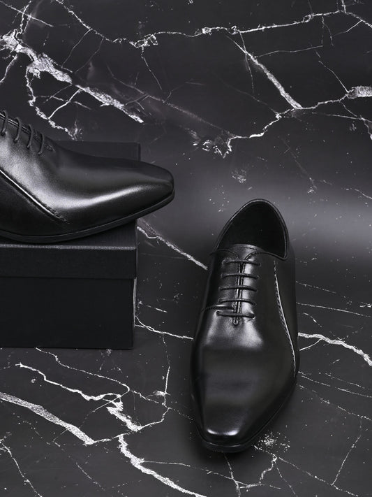 Men, Men Footwear, Black Oxfords