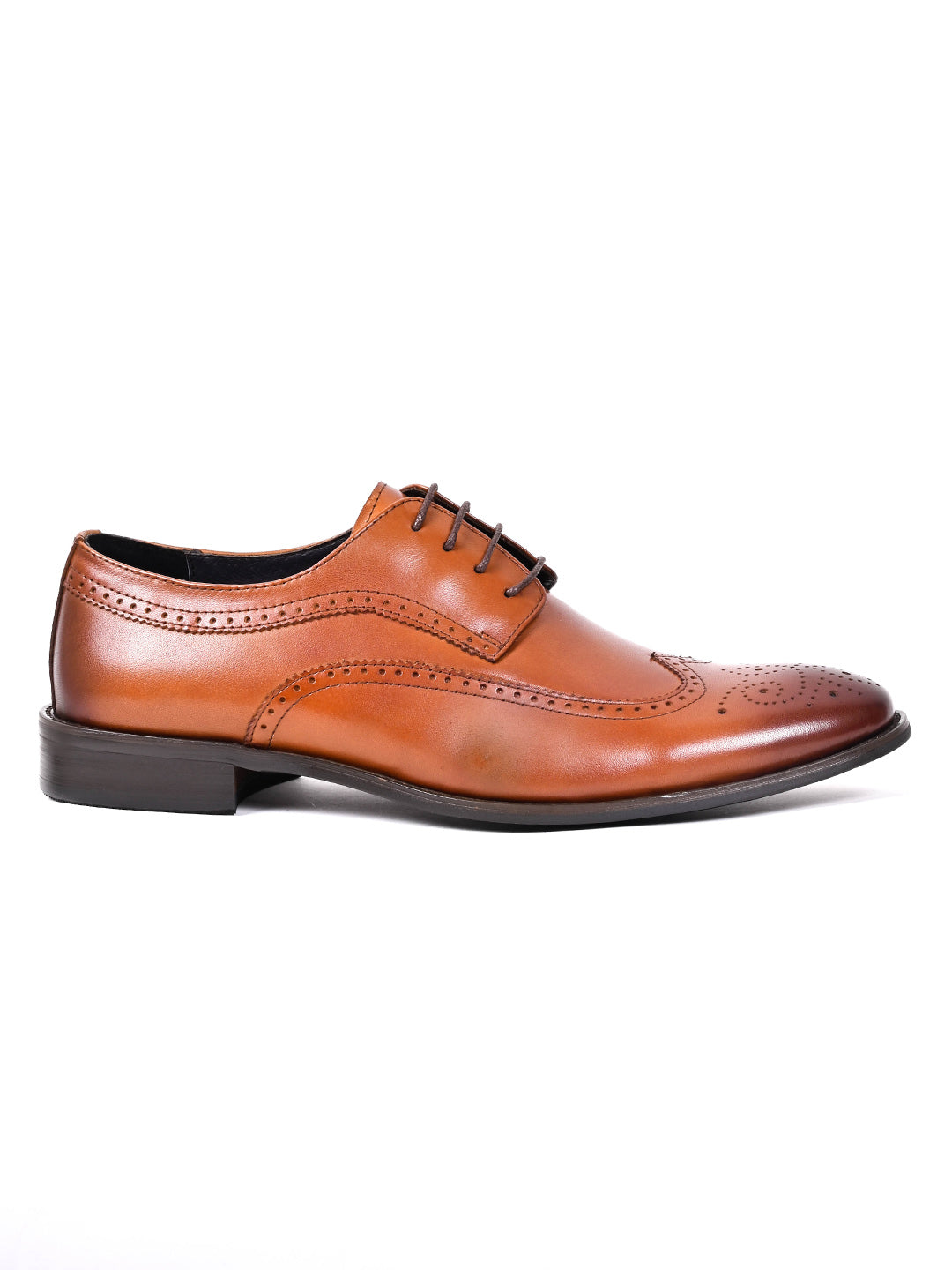 Men, Men Footwear, Tan Derby Formal Shoes