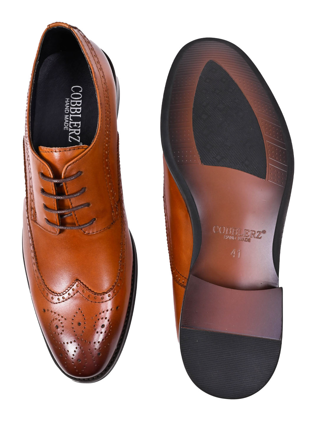 Men, Men Footwear, Tan Derby Formal Shoes