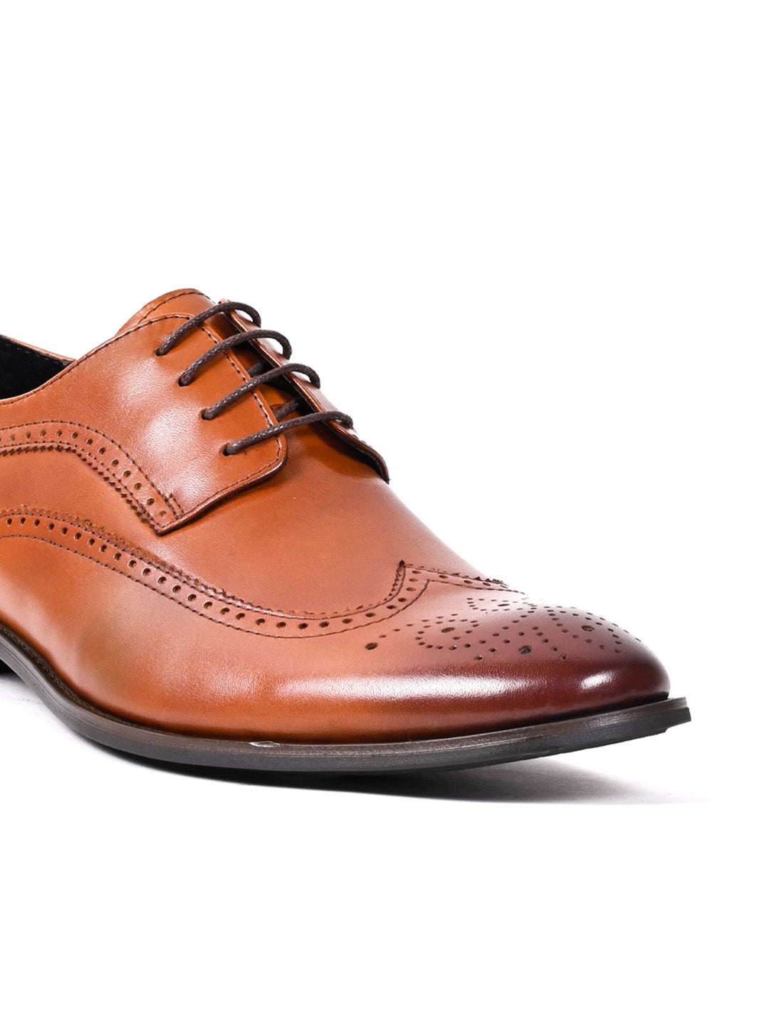 Men, Men Footwear, Tan Derby Formal Shoes