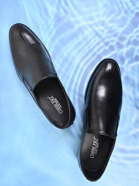 Men, Men Footwear, Black Loafers