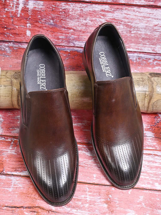 Men, Men Footwear, Brown Loafers