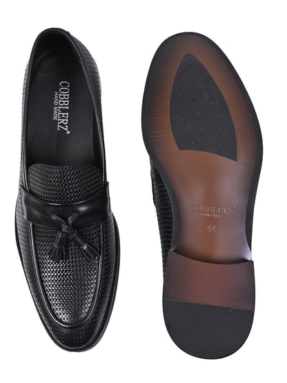 Men, Men Footwear, Black Loafers