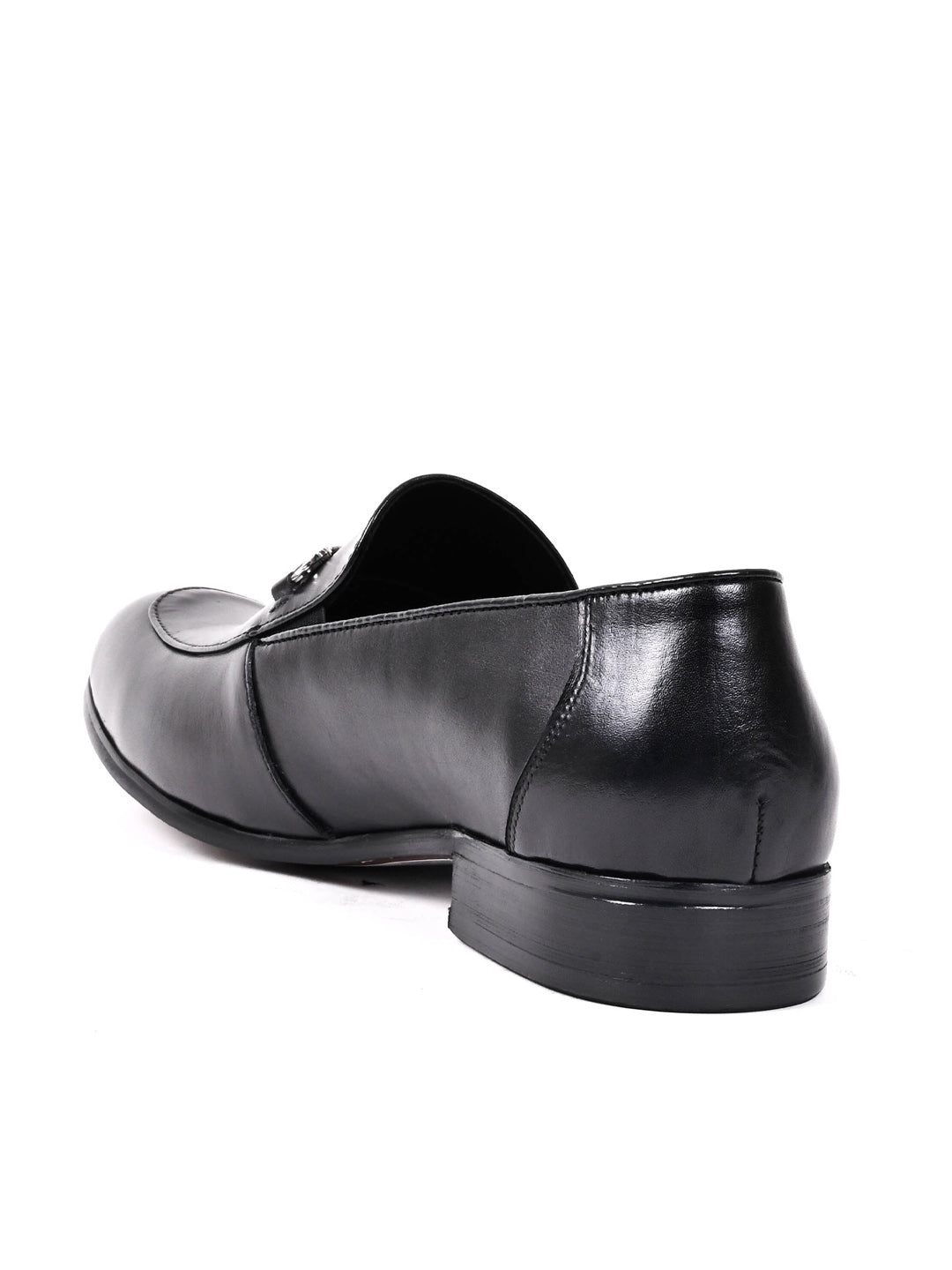 Men, Men Footwear, Black Loafers