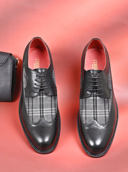 Men, Men Footwear, Black Derbys