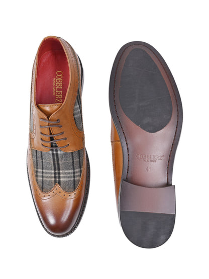 Men, Men Footwear, Tan Derbys