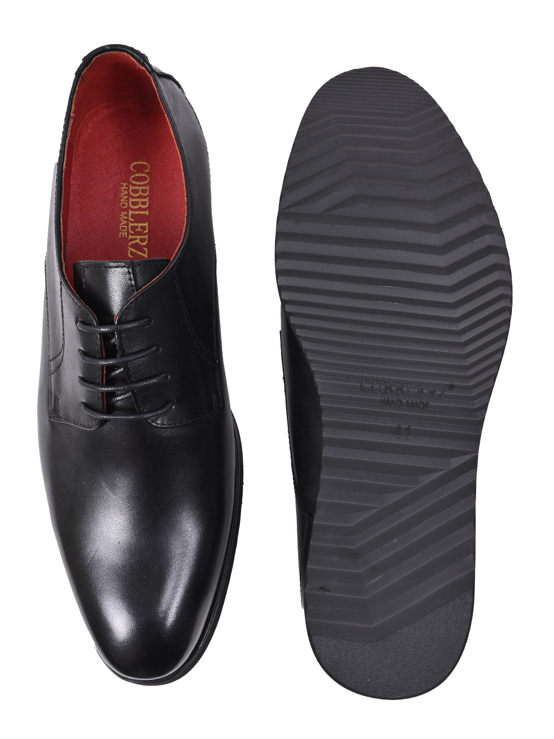 Men, Men Footwear, Black Derby Formal Shoes