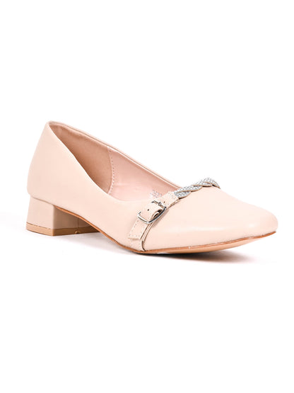 Women, Women Footwear, Beige Ballerinas