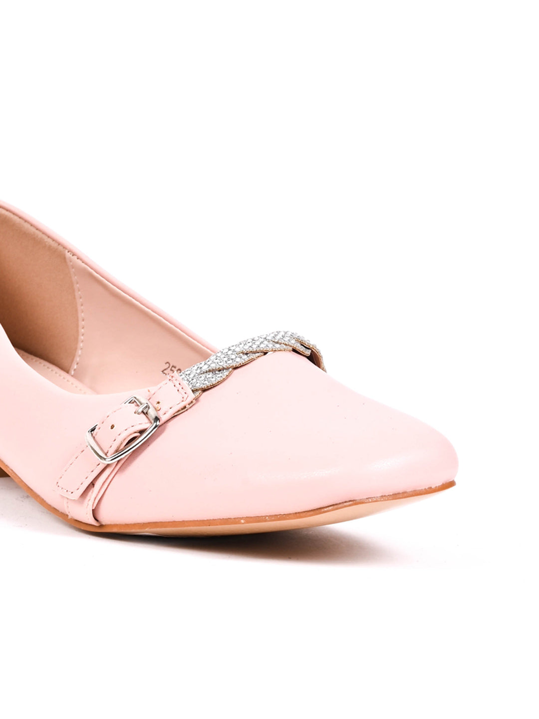 Women Pink Embellished Ballerinas