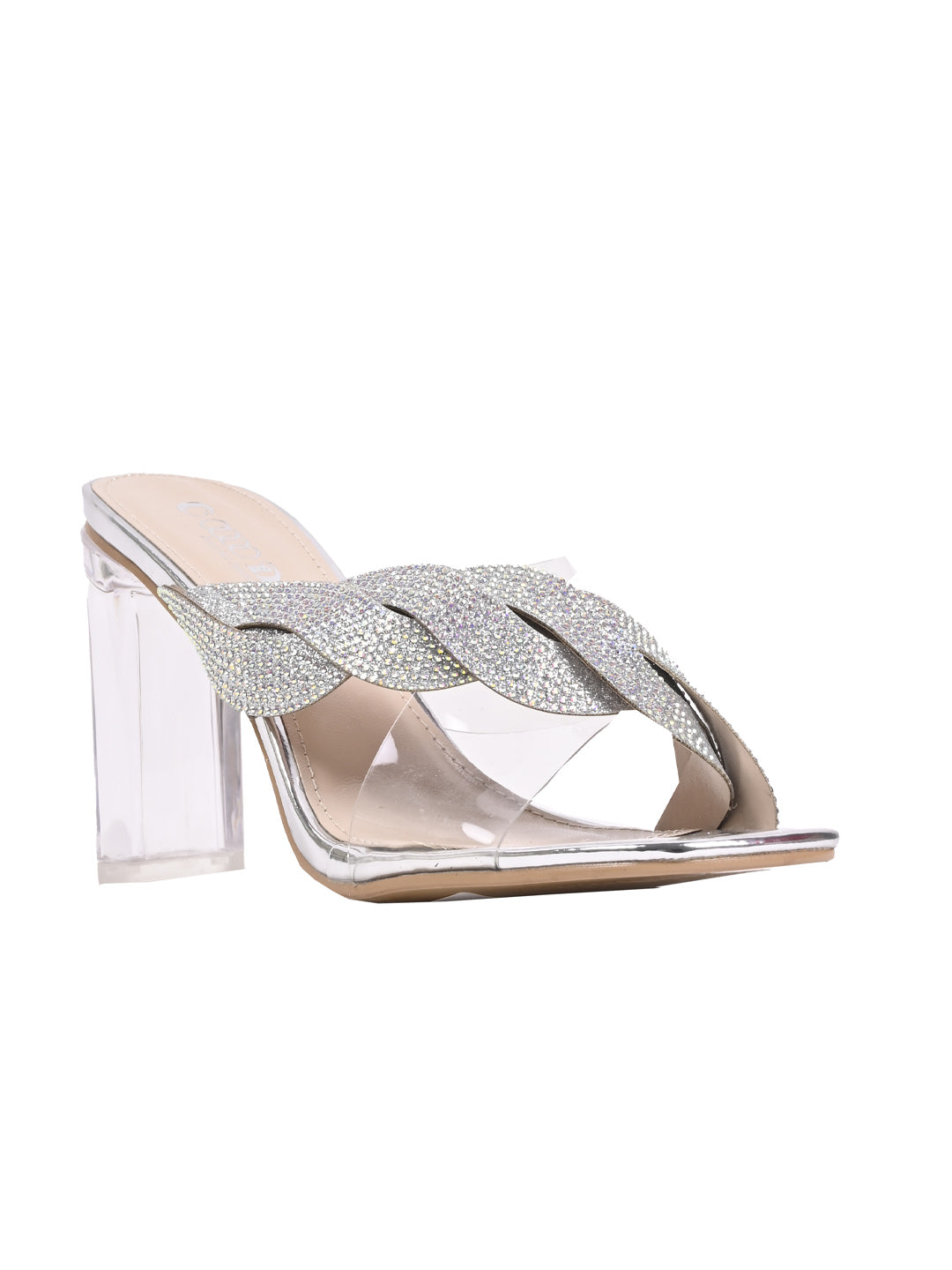 Women, Women Footwear, Silver Sandal