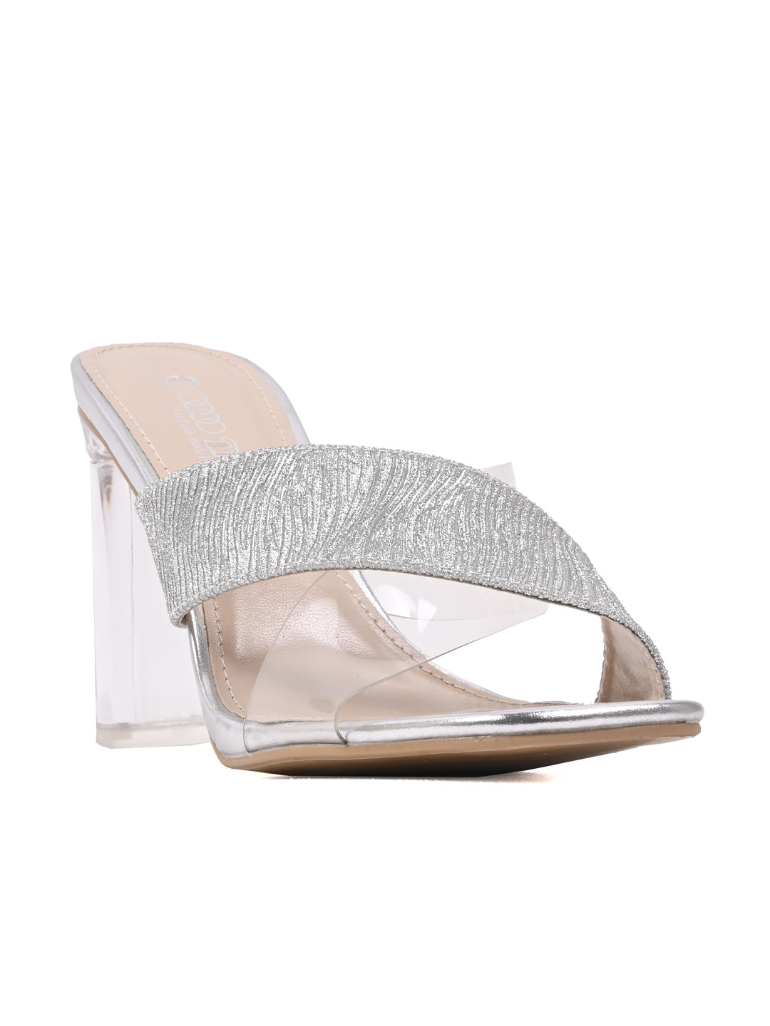 Women, Women Footwear, Silver Sandal