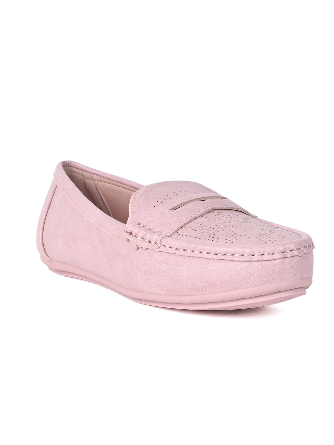 Women, Women Footwear, Pink Loafers