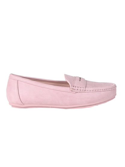 Women, Women Footwear, Pink Loafers