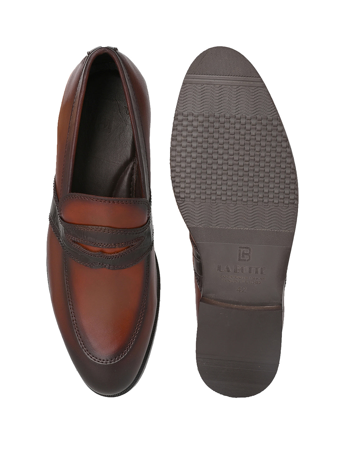 Men, Men Footwear, Brown Formal Loafers