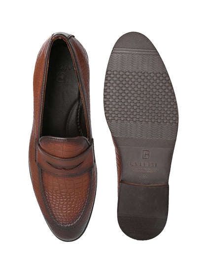 Men, Men Footwear, Brown Loafers