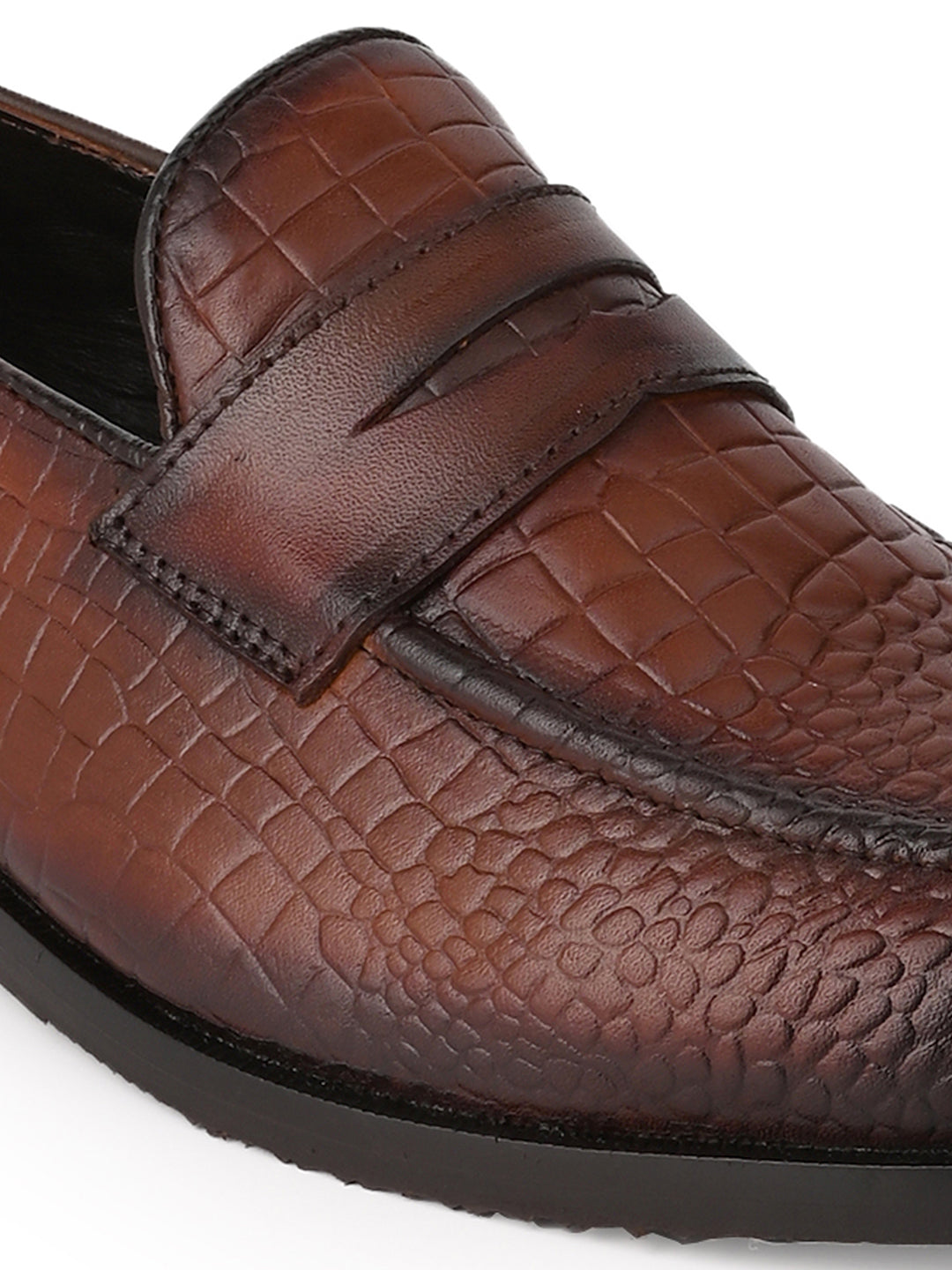 Men, Men Footwear, Brown Loafers