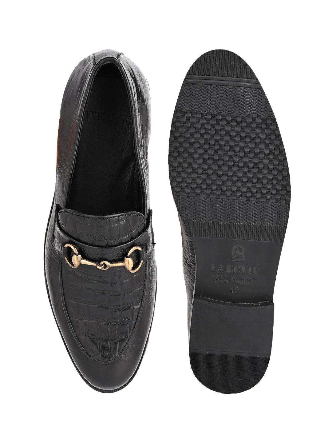 Men, Men Footwear, Black Loafers