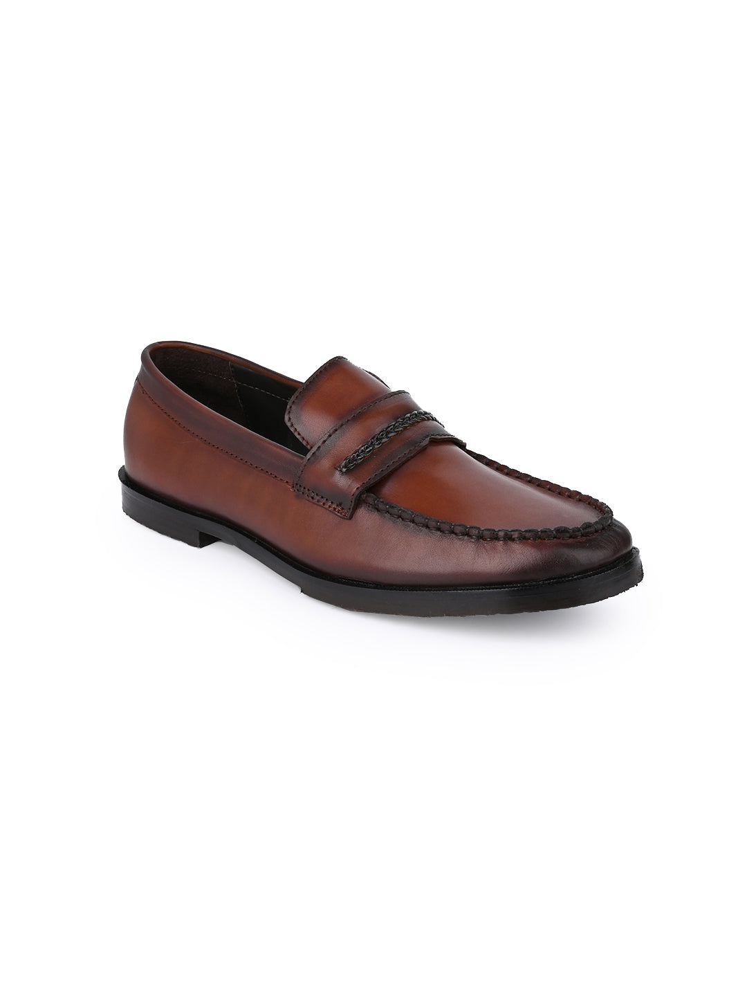 Men, Men Footwear, Brown Loafers