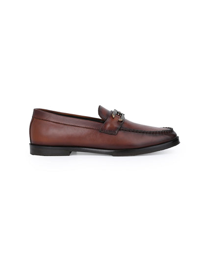 Men, Men Footwear, Brown Loafers