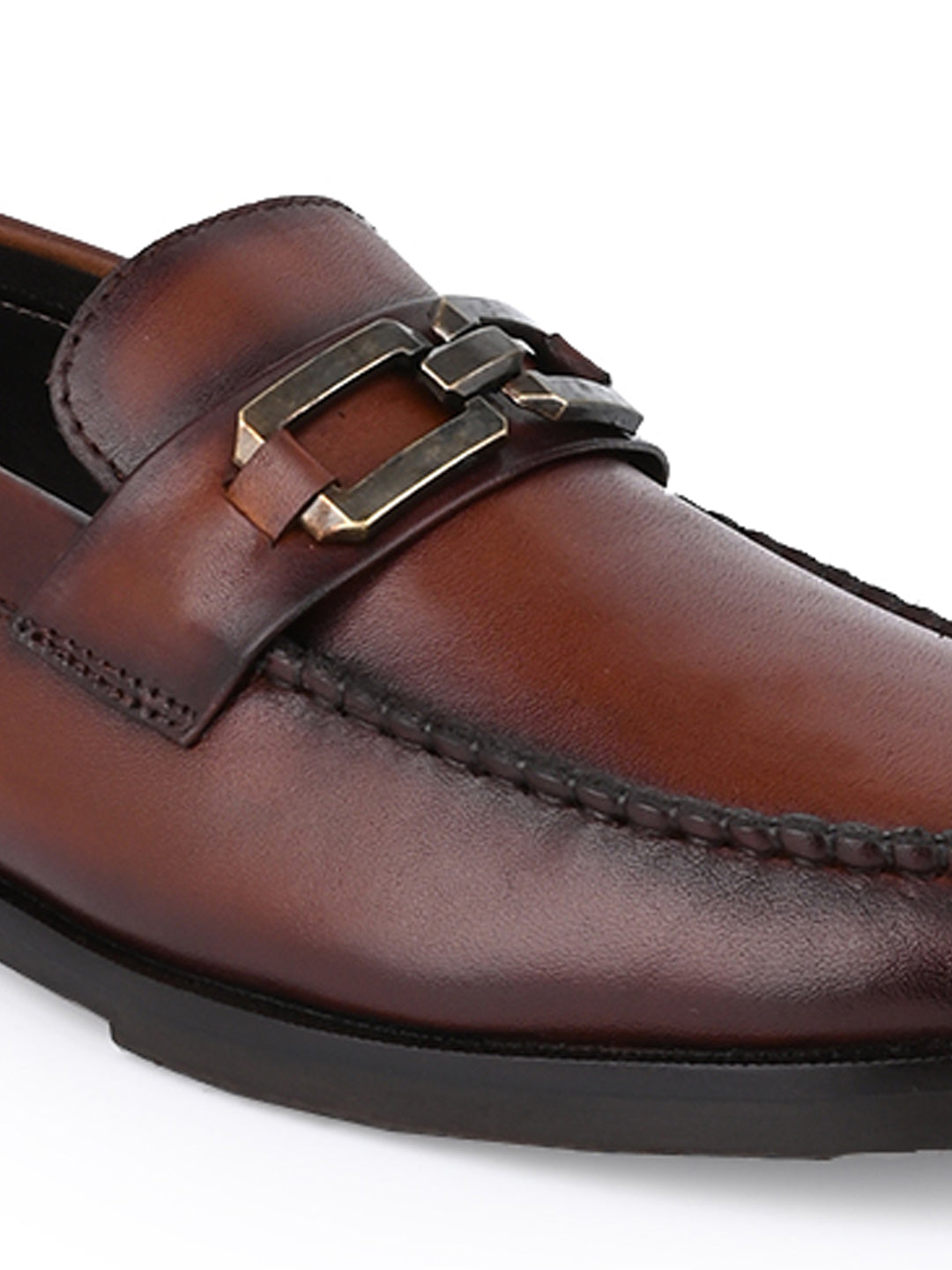 Men, Men Footwear, Brown Loafers