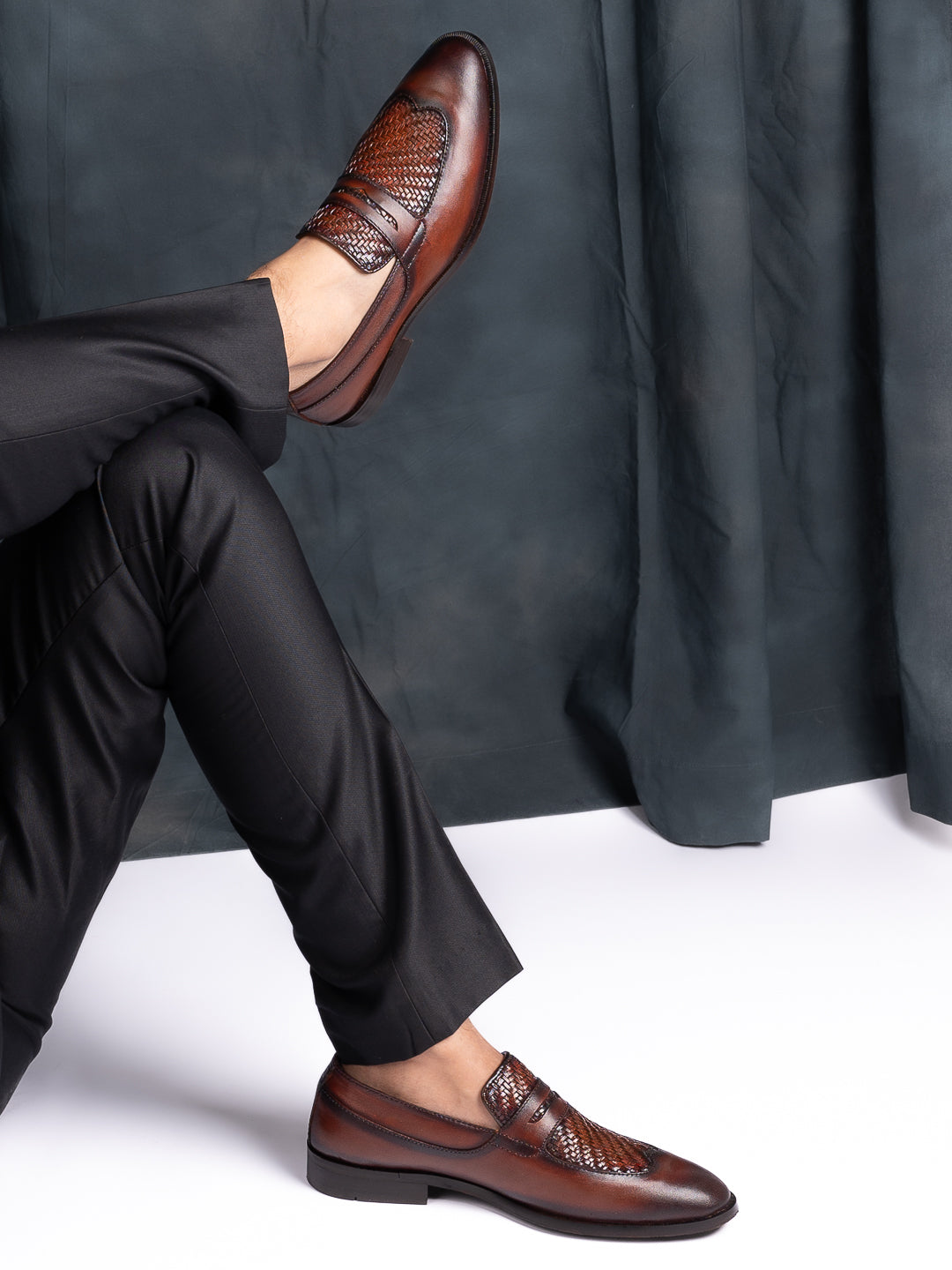 Men, Men Footwear, Brown Loafer