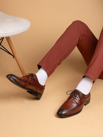 Men, Men Footwear, Brown Derbys