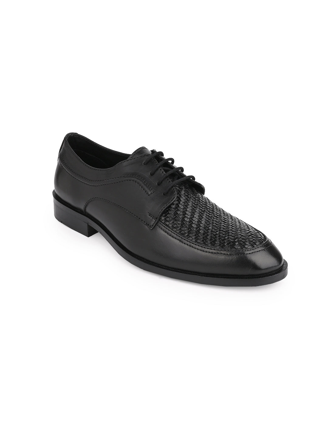 Men, Men Footwear, Black Derby Shoes