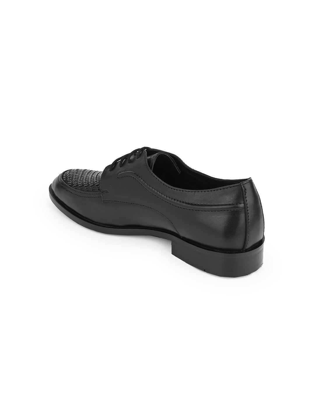 Men, Men Footwear, Black Derby Shoes