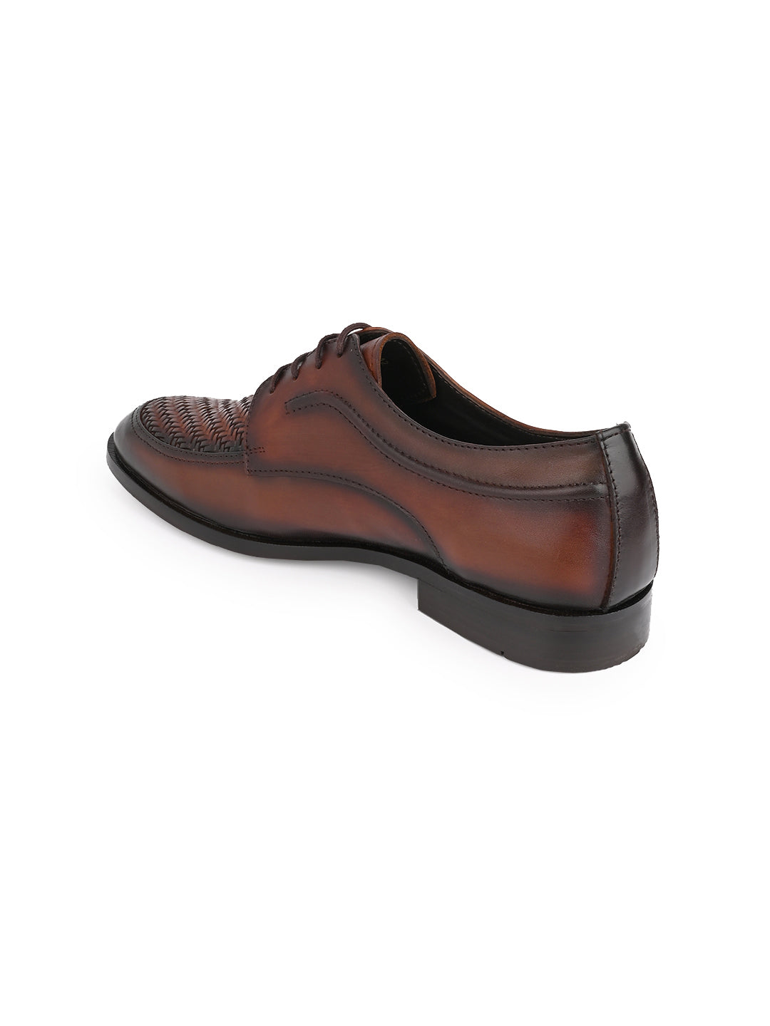 Men, Men Footwear, Brown Derby Shoes