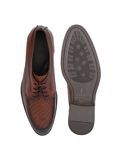 Men, Men Footwear, Brown Derby Shoes